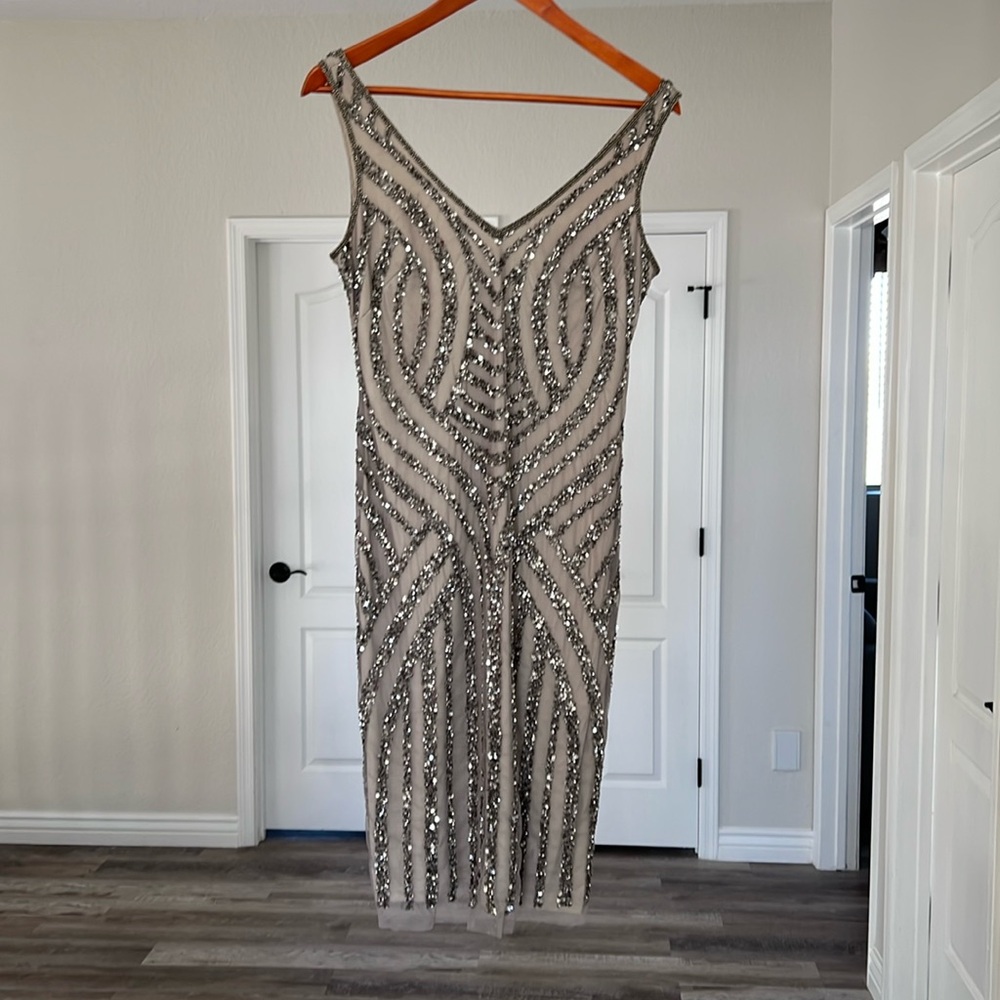Adrianna Papell Beaded Dress